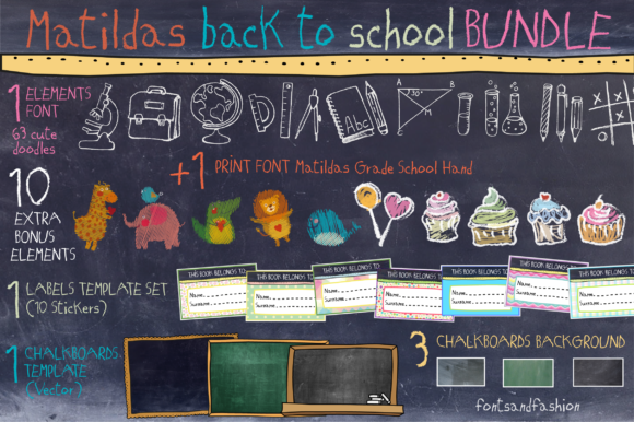 Download Matildas Back to School Bundle - Back to school Collection